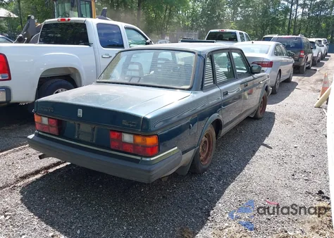 1992 Volvo 240 Gl from USA, damaged, VIN YV1AS8802N1473105